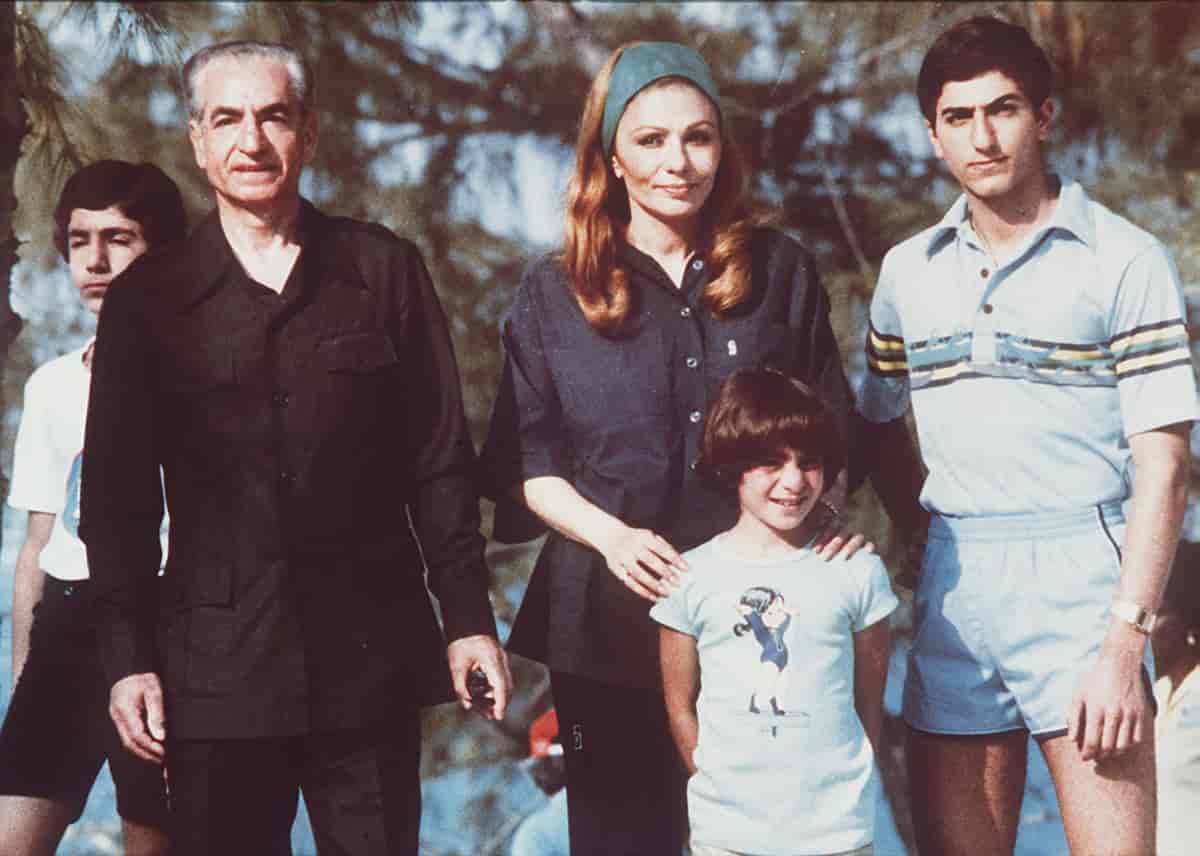 den iranske sjah-familien