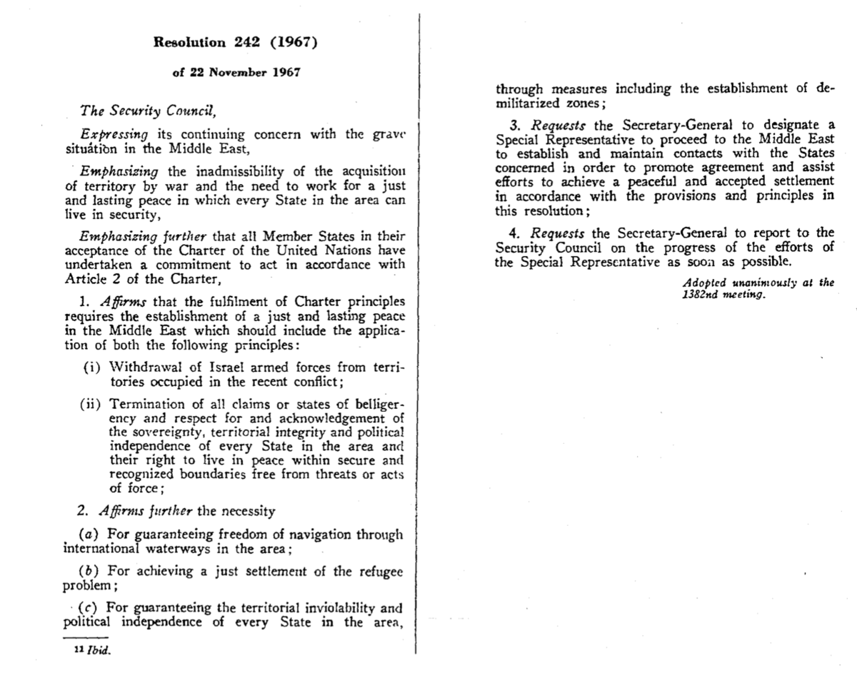 Sikkerhetsrådsresolusjon 242 (1967)