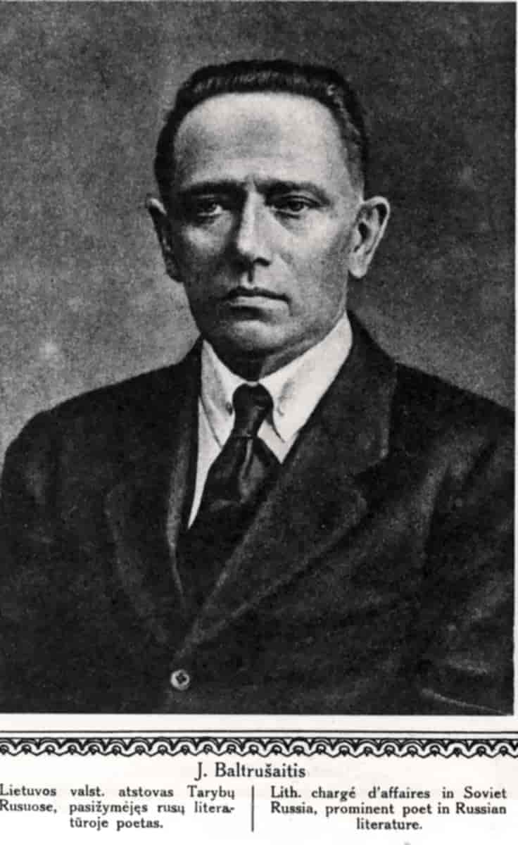Jurgis Baltrušaitis, 1921