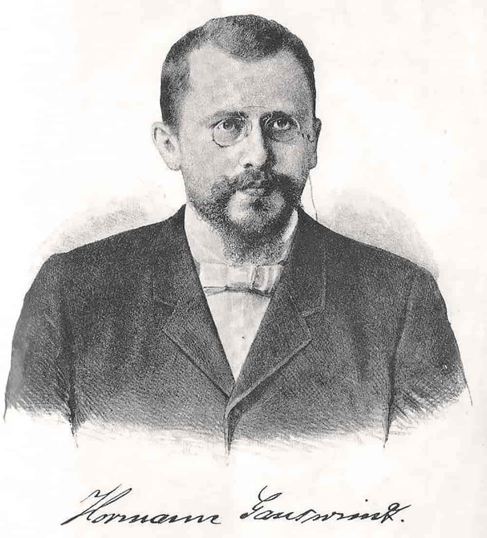 Hermann Ganswindt, cirka 1900