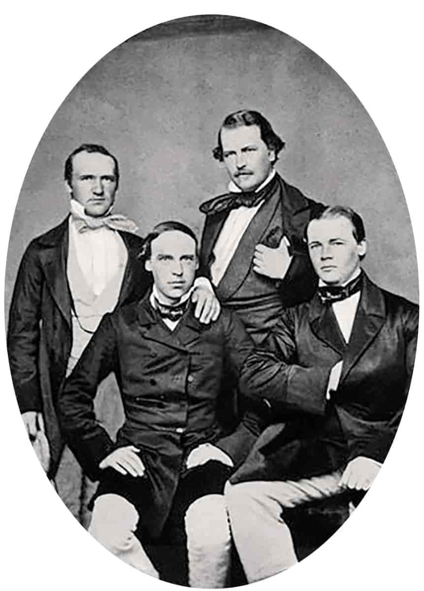 Carl Salomonsen, Ditmar Meidell, Christian Lasson og Ole Richter