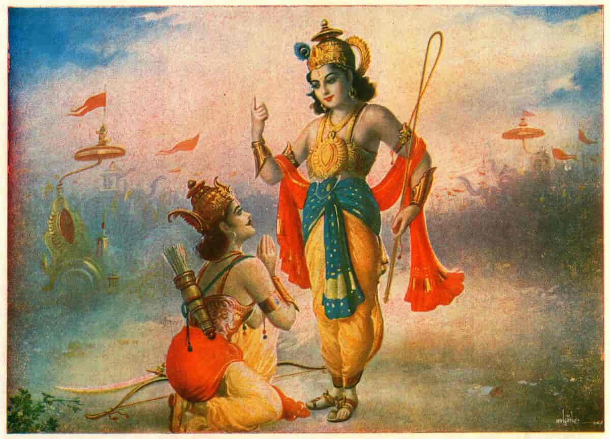 Krishna og Arjuna