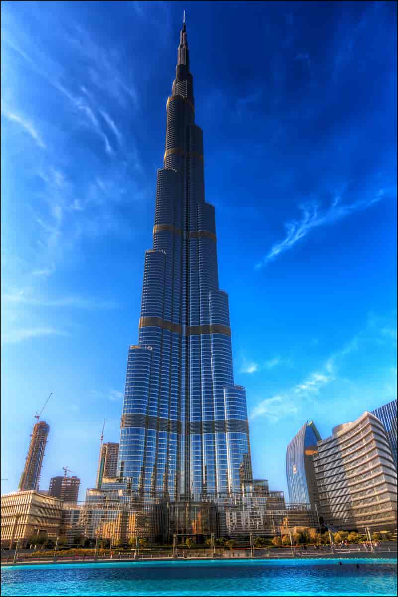 Burj Khalifa i Dubai, verdens høyeste bygning
