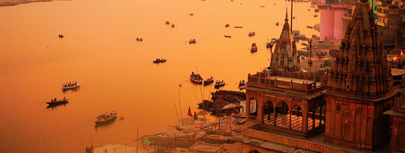 Ganges i Varanasi, India
