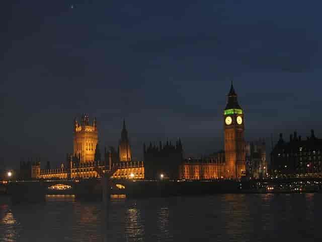 Big Ben og Westminster palasset