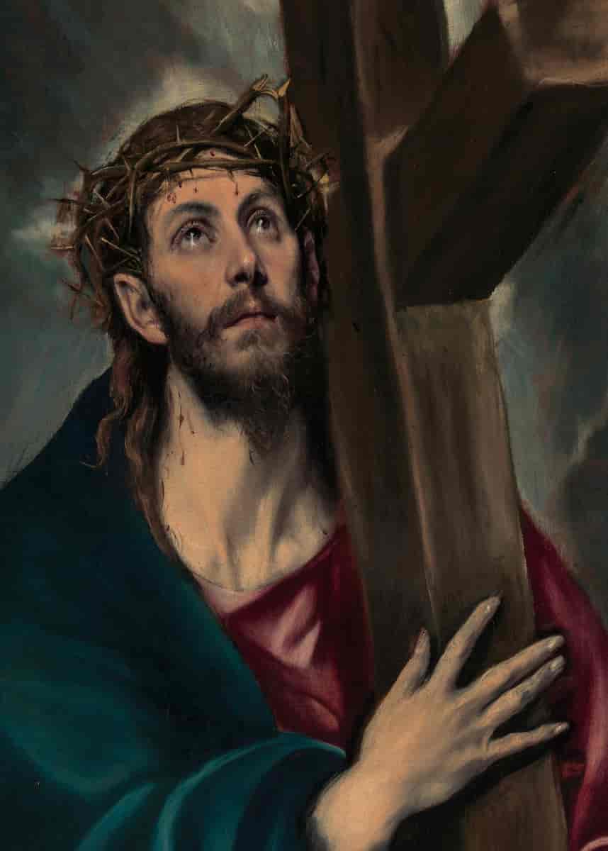Jesus Kristus som bærer korset