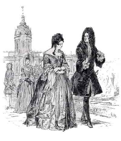 Sofie Charlotte av Preussen med Leibniz