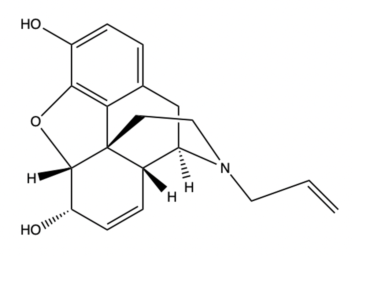 Kjemisk struktur av nalorfin