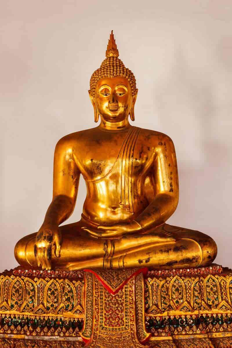 Buddha i gull