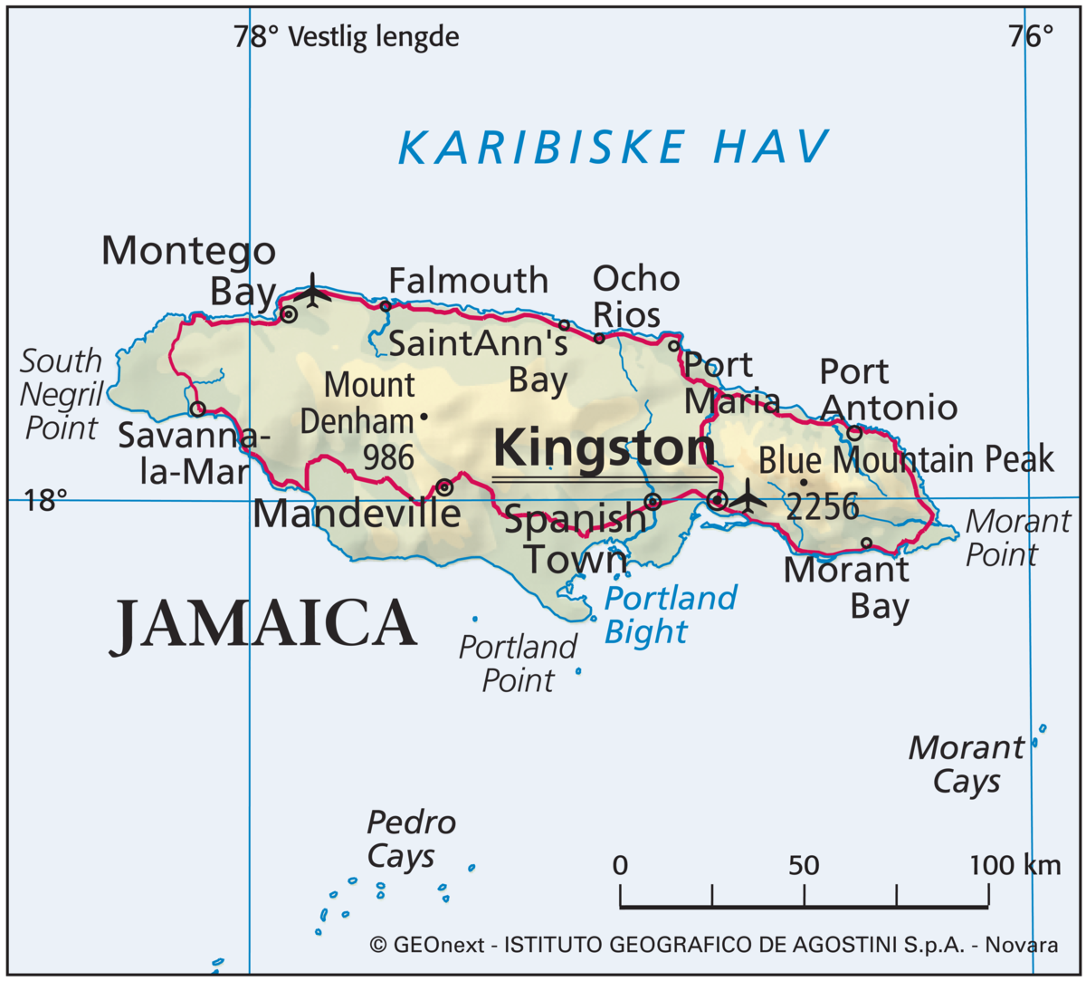 Jamaica (hovedkart)
