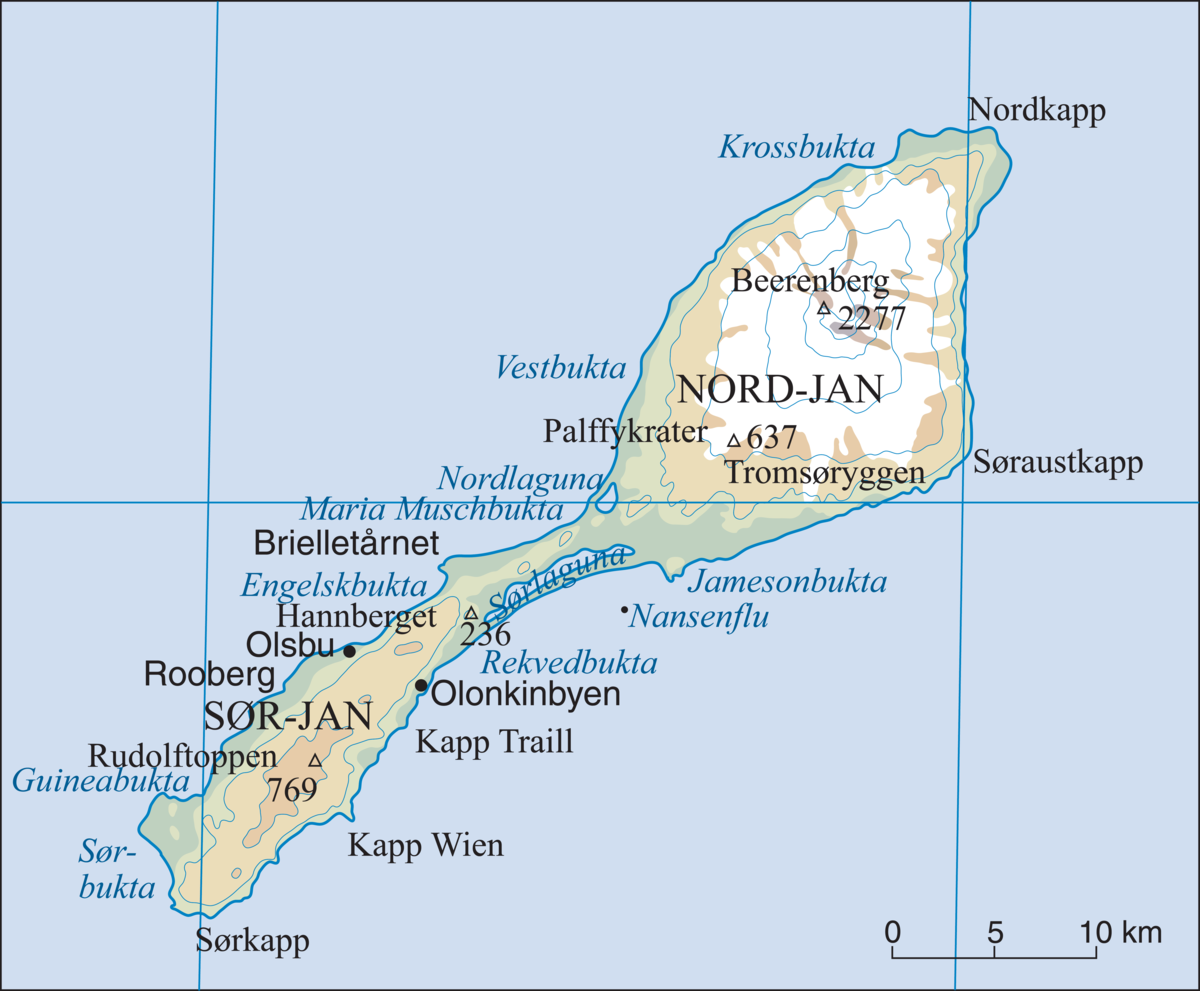 Jan Mayen (kart)