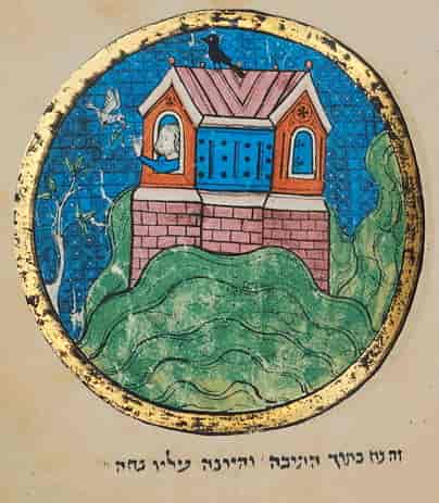Jødisk fremstilling av Noah fra middelalderen