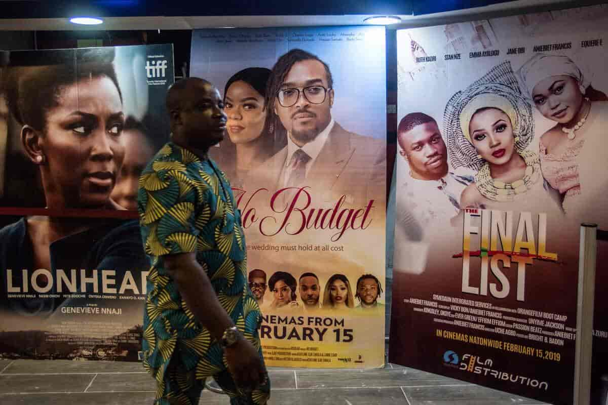 Filmplakater i Lagos, Nigeria (2019)
