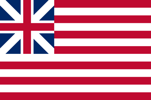 USAs flagg 1776-1777