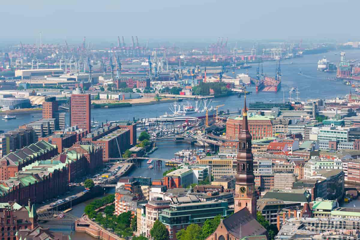 Hamburg er en stor havneby