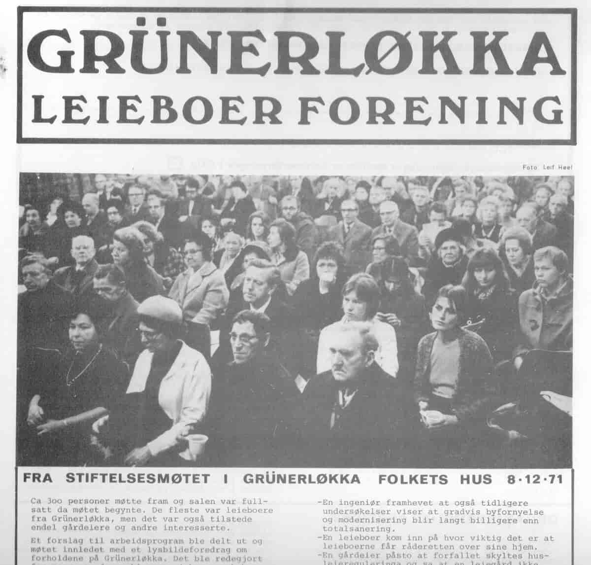 Grünerløkka Leieboerforening, Beboeravis
