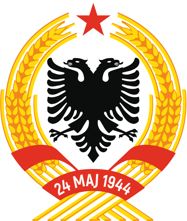 Statsemblem i Folkerepublikken Albania