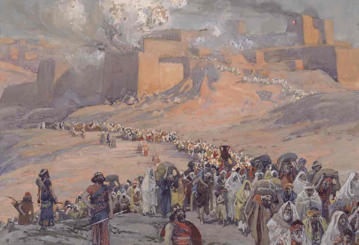 Juda bortføres fra Jerusalem