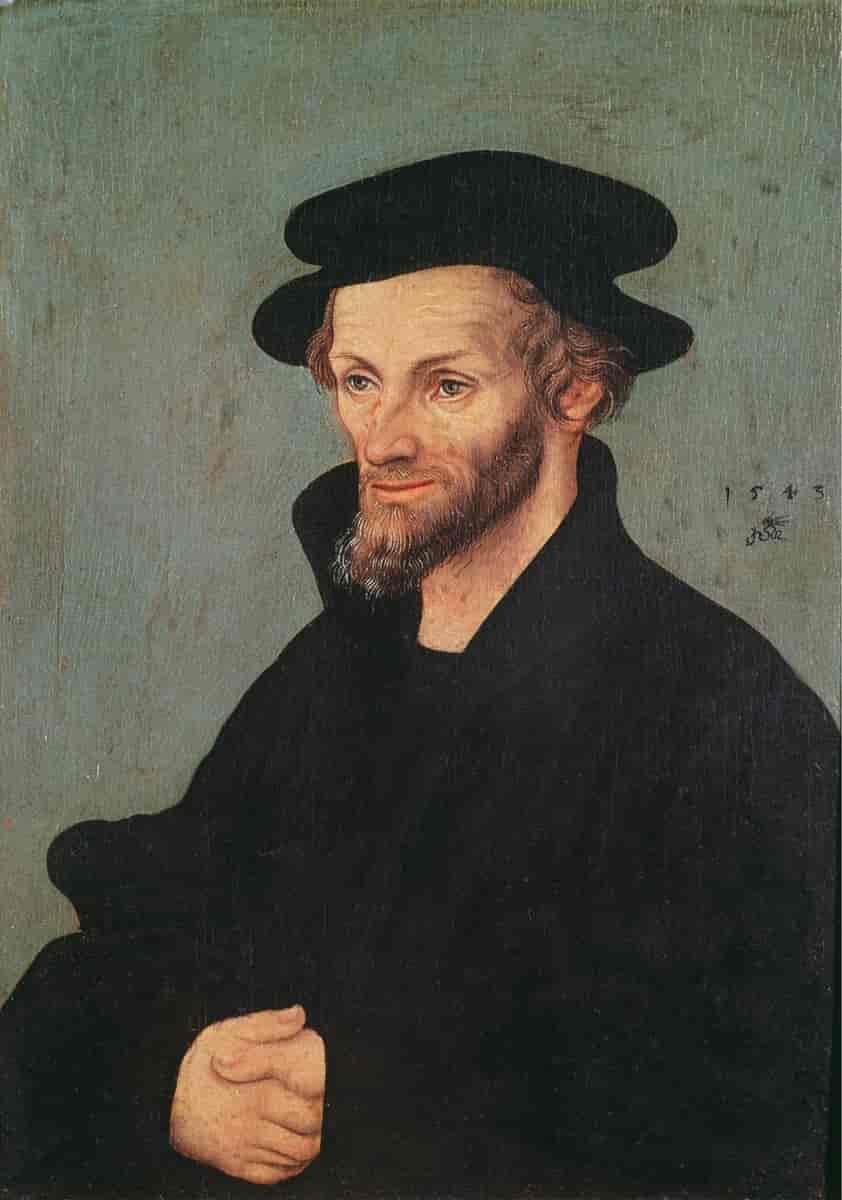 Lucas Cranach d.e.: Melanchthon, 1543