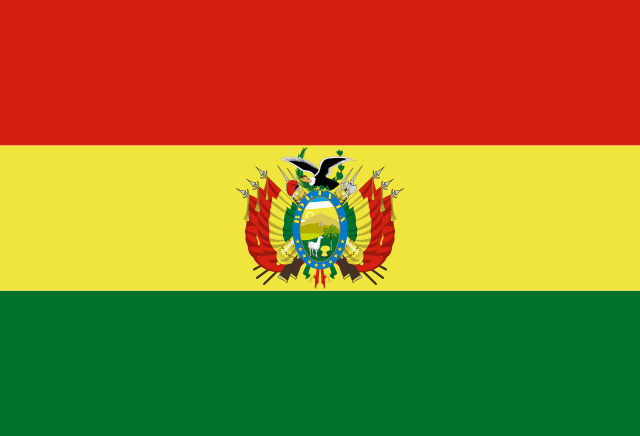 Bolivias statsflagg og orlogsflagg