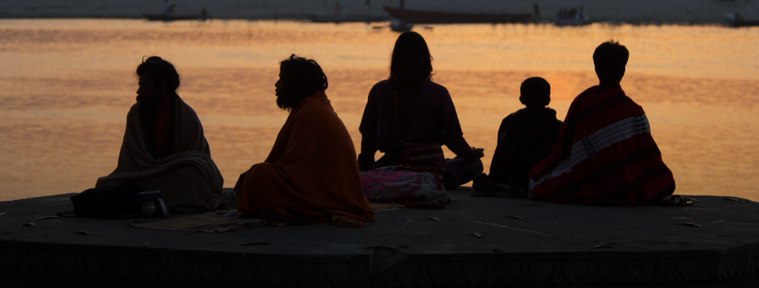 Meditasjon ved Ganges