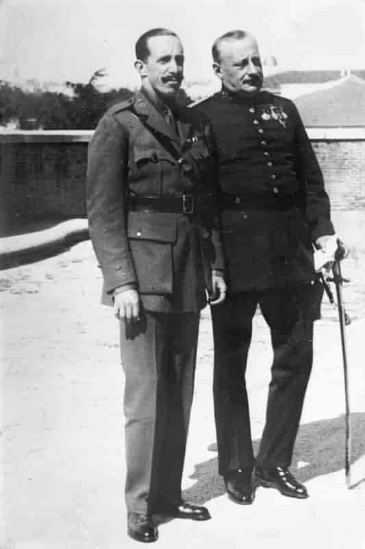 Miguel Primo de Rivera og kong Alfons 13.