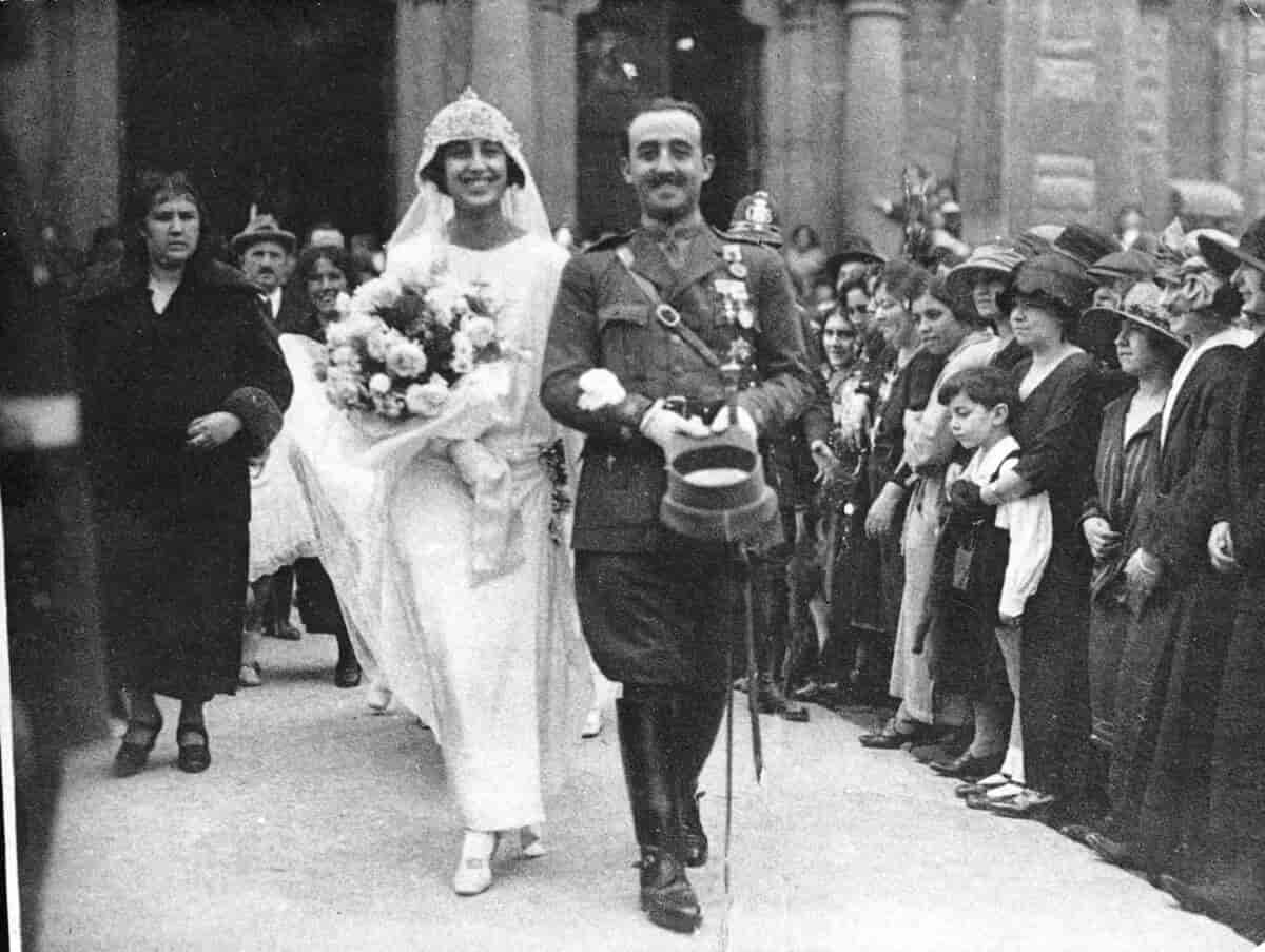Francisco Franco og Carmen Polo