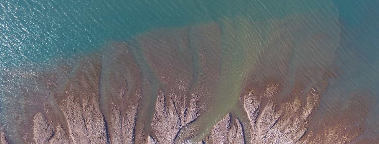 Sedimenter i Grønlandsk fjord
