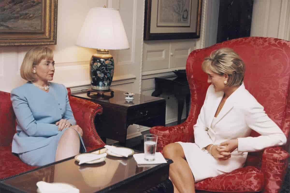 Diana og Hillary Clinton