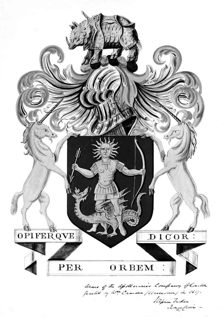 The Arms of the Society of Apothecaries of London