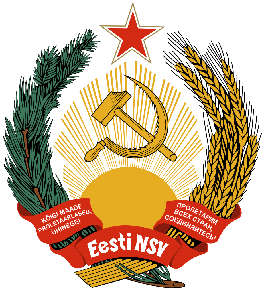 Estlands emblem som sosialistisk sovjetrepublikk