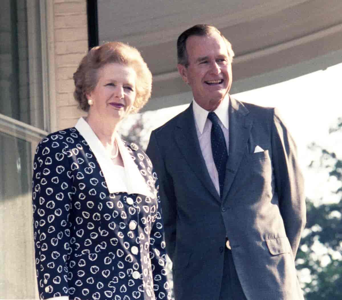 Margaret Thatcher og George H. W. Bush