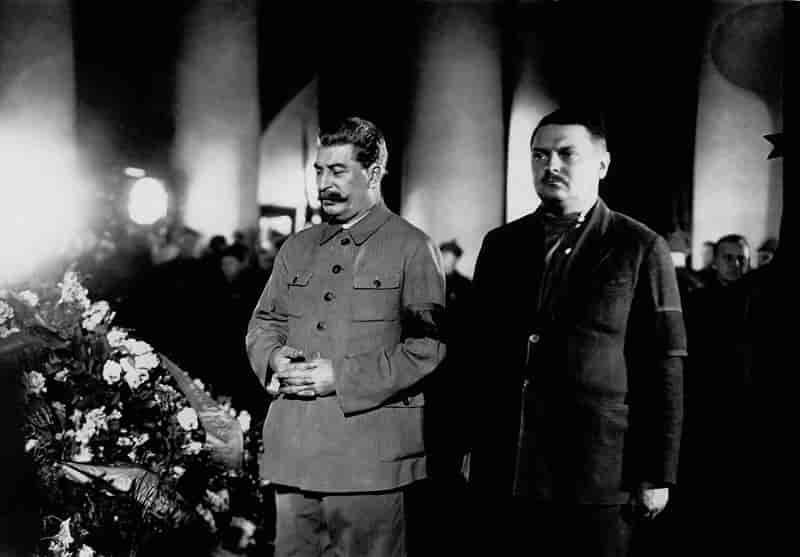 Josef Stalin og Andrej Zjdanov