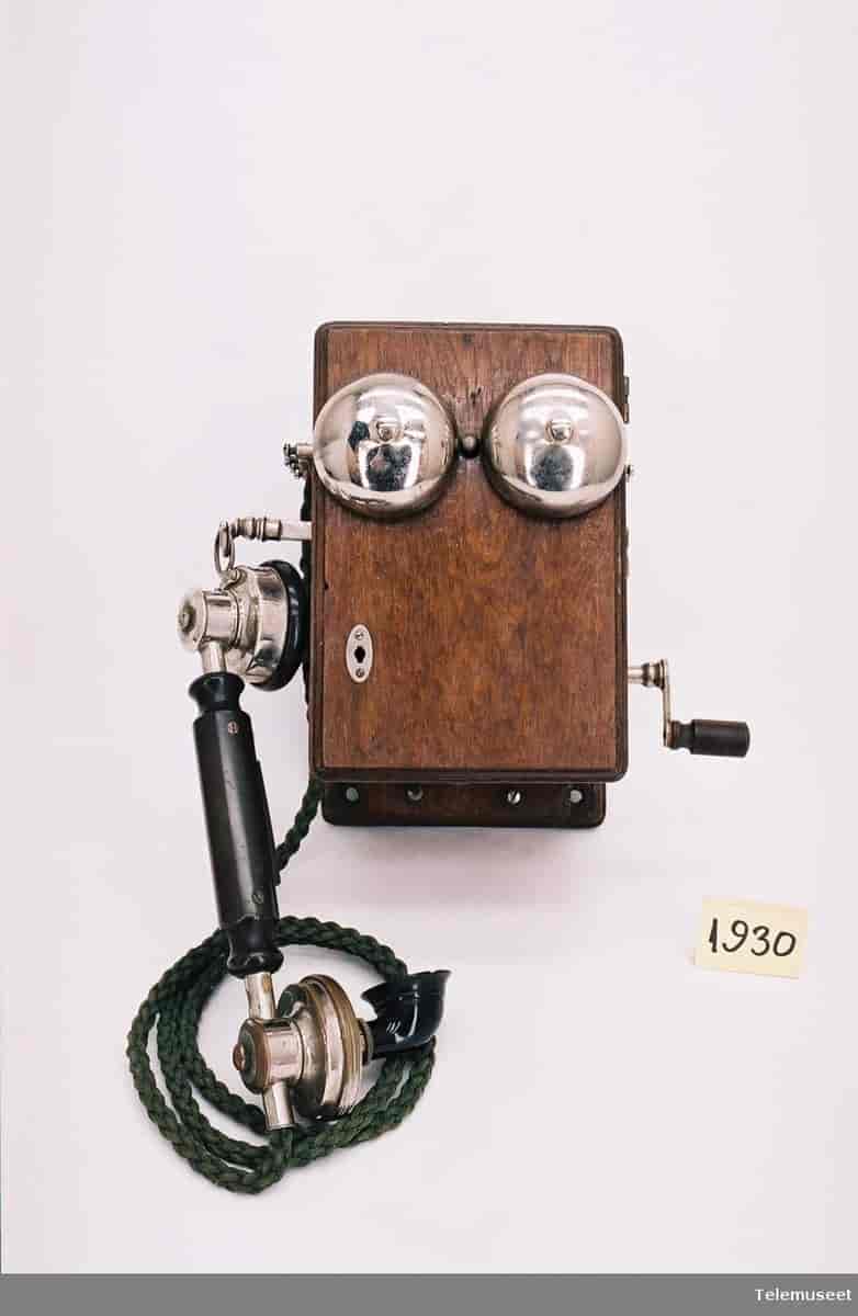 Telefonapparat, ca. 1885