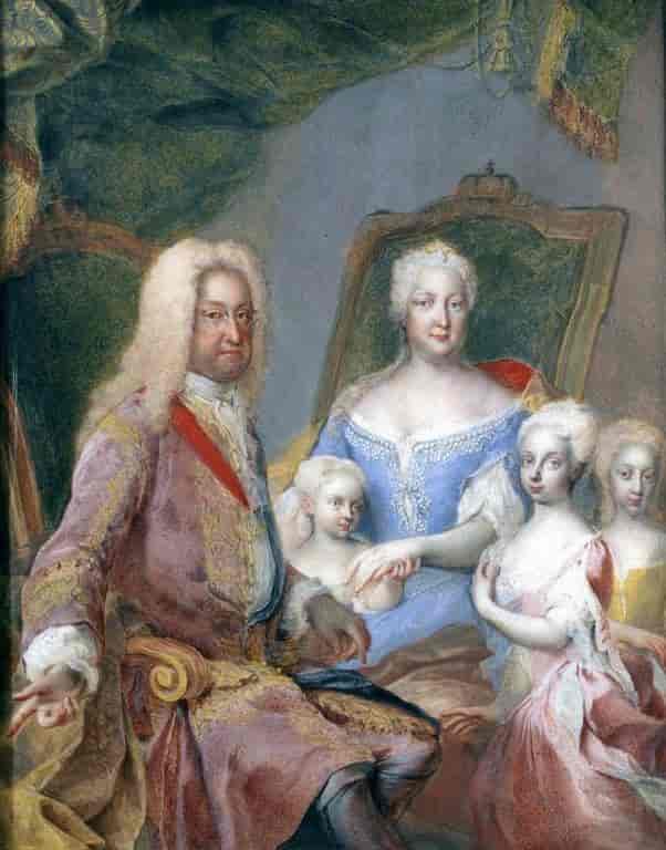Karl 6. og hans familie