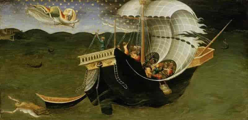 St. Nicholas av Bari fordriver stormen (1433–1435)