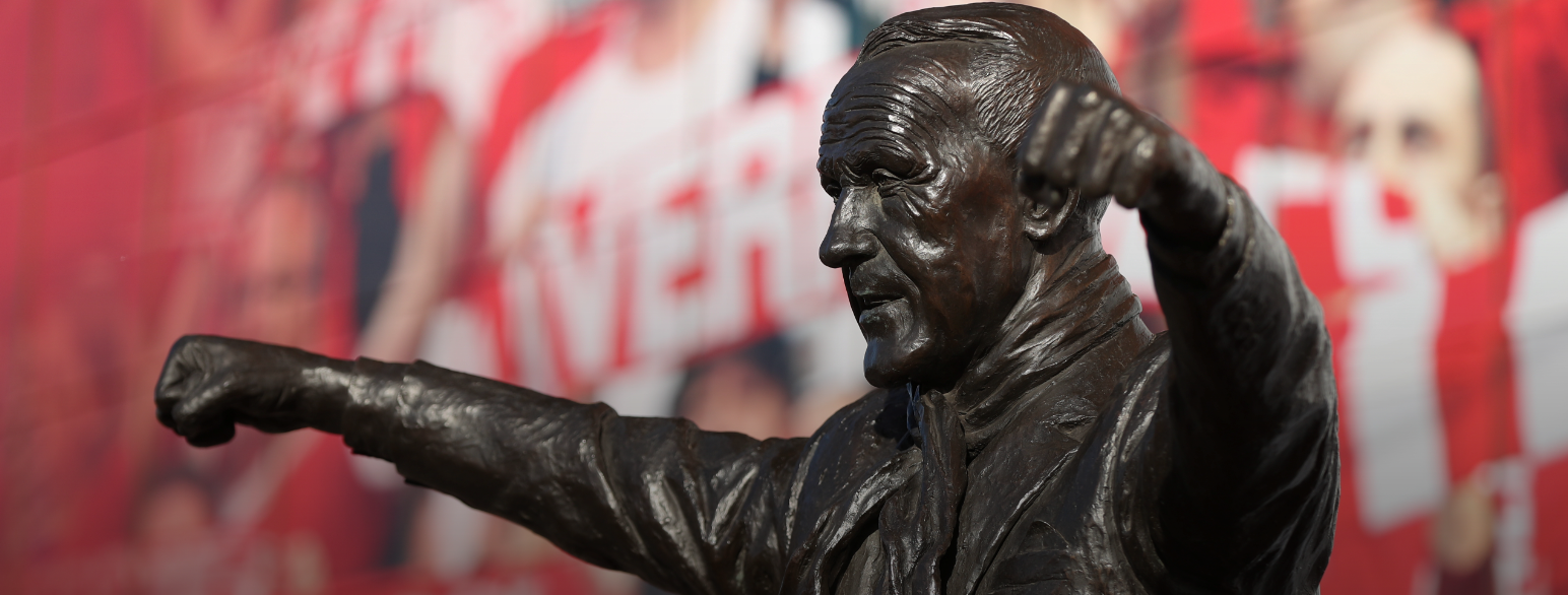 Bill Shankly har sin egen statue utenfor Liverpools hjemmebane Anfield