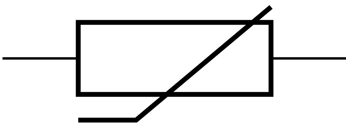 Symbol for termistor