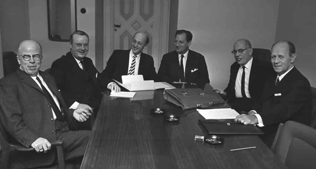 Nordiske handelsministre i 1967