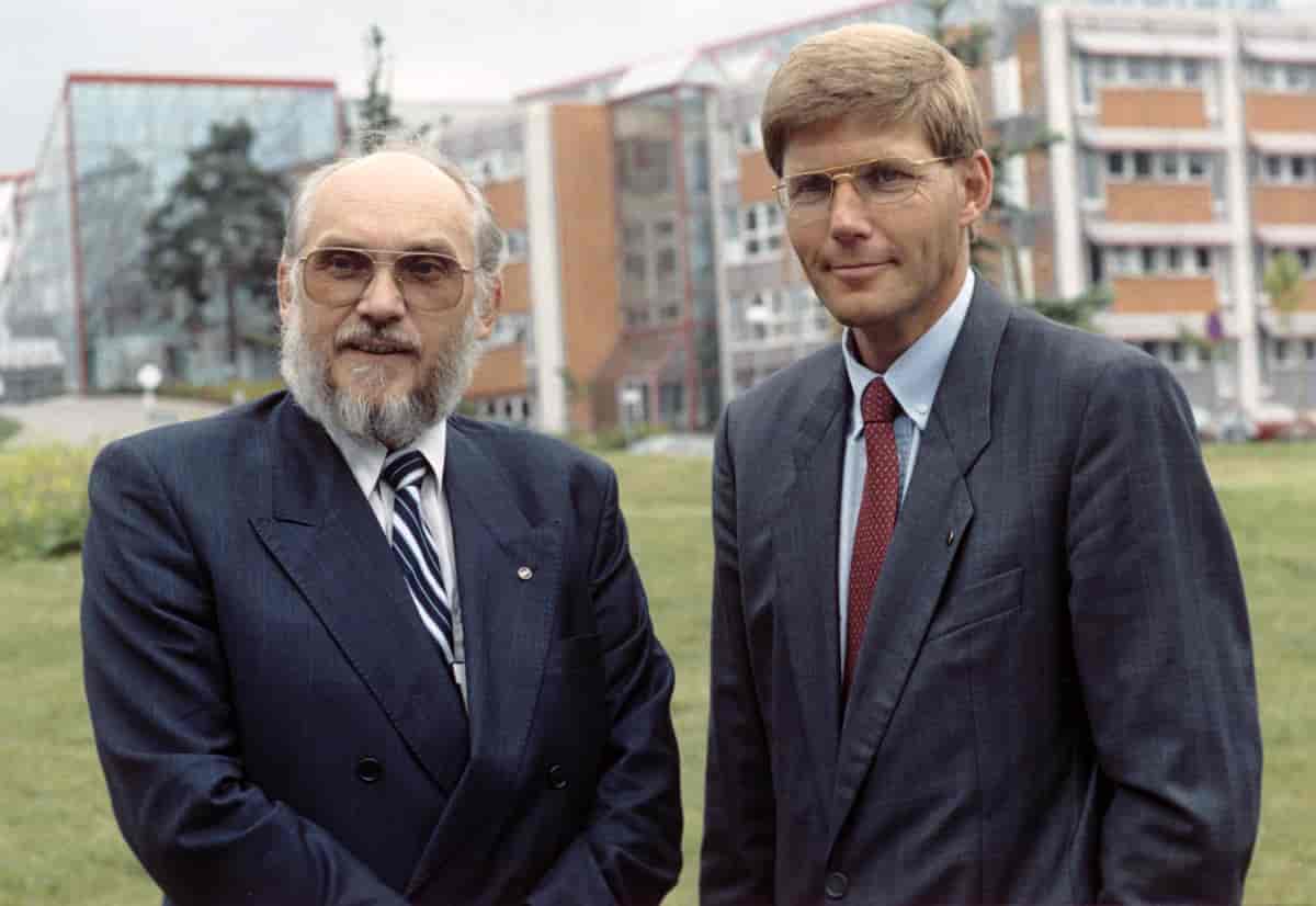 Rolf Skår og Erik Engebretsen 1989