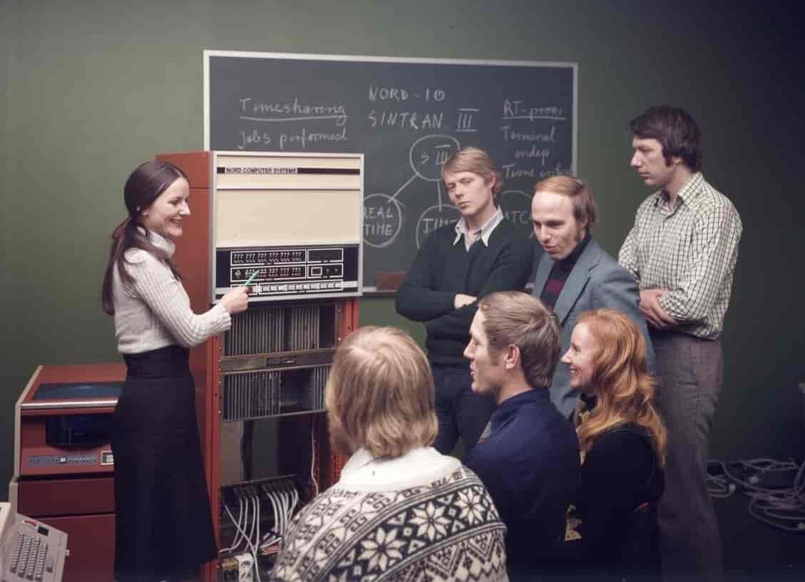 Undervisning, Norsk data, 1970-tallet