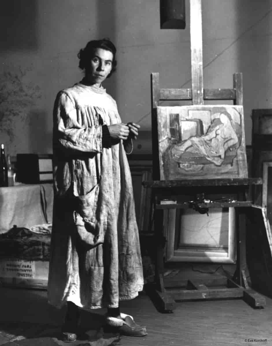 Tove Jansson målar. Frå 1940-åra