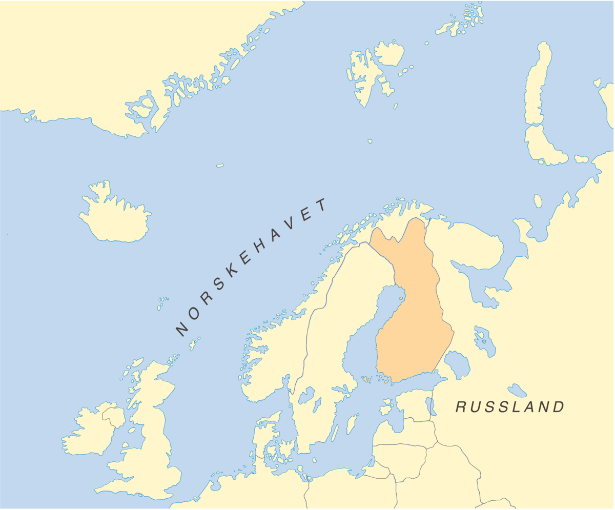Finland, plassering