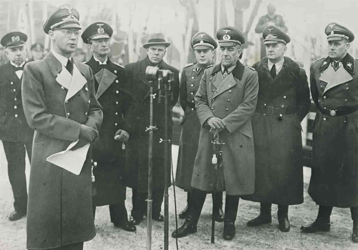 Tyske offiserer i Oslo 1940