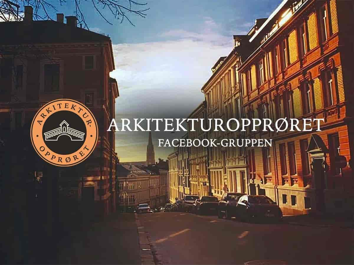 Arkitekturopprørets logo på bevegelsens Facebook-sider