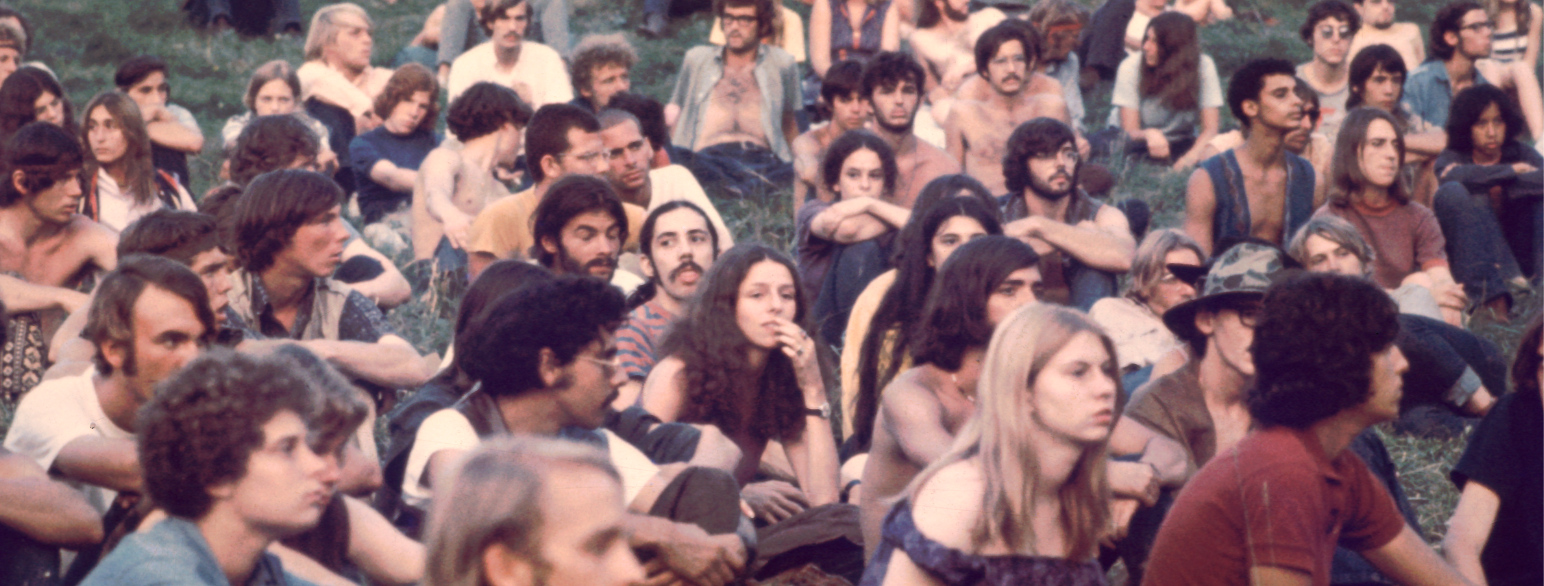 Publikum på Woodstock-festivalen