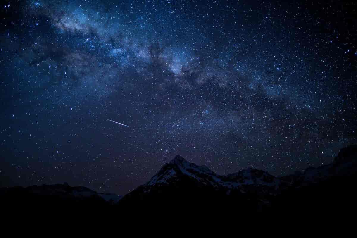 Foto av nattehimmel.
