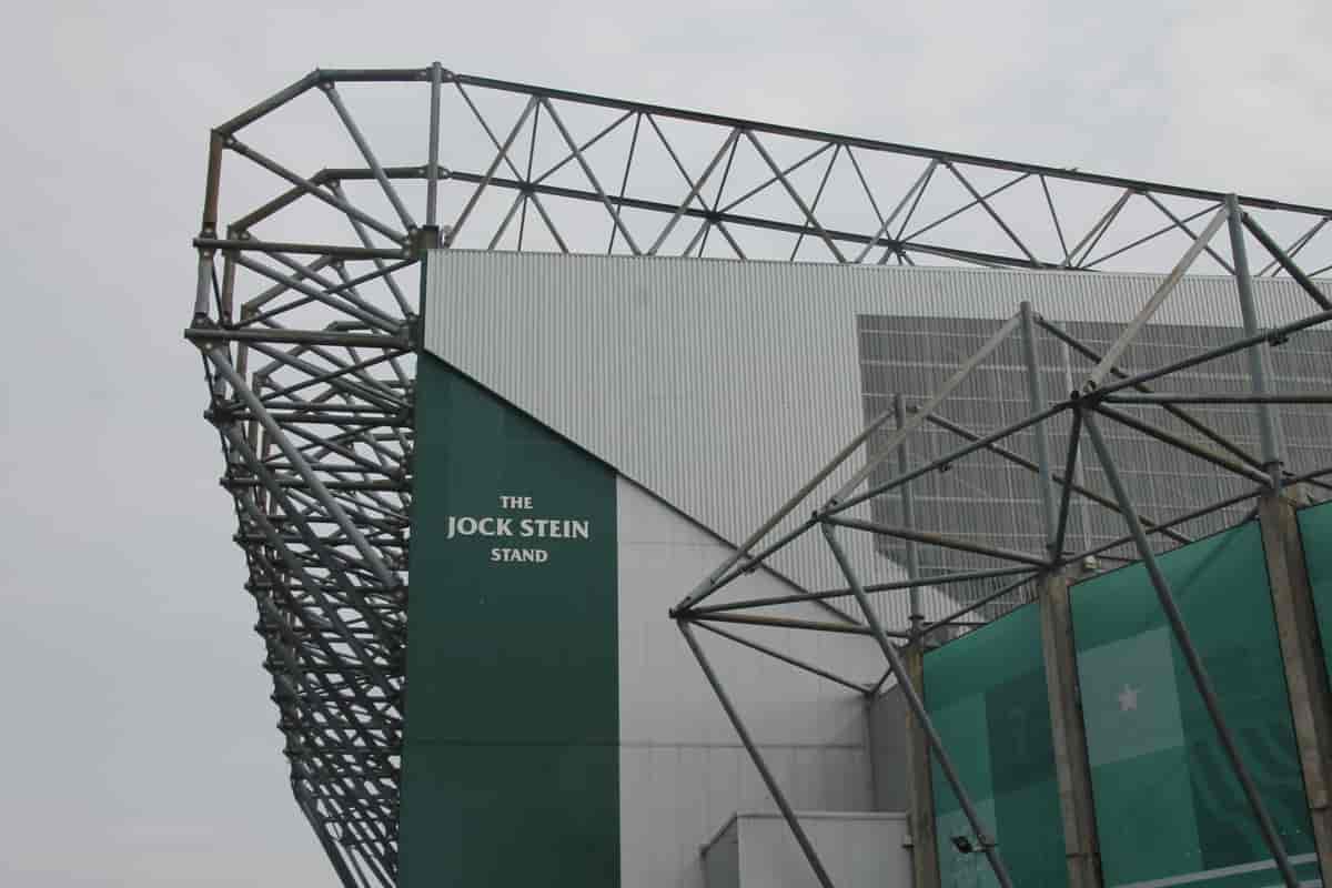 Den ene tribuneseksjonen på Celtic Park er kalt opp etter Jock Stein.