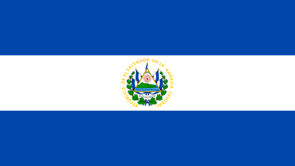 El Salvadors statsflagg og orlogsflagg