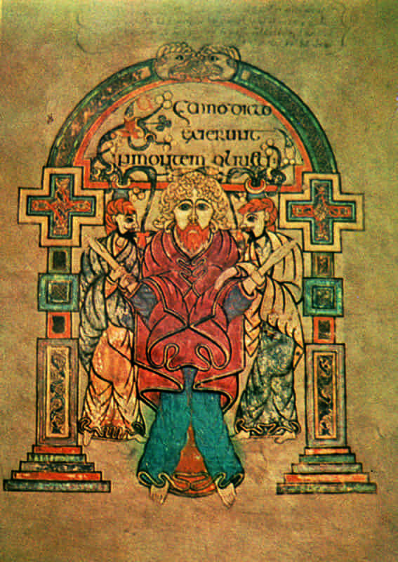 Side fra Book of Kells